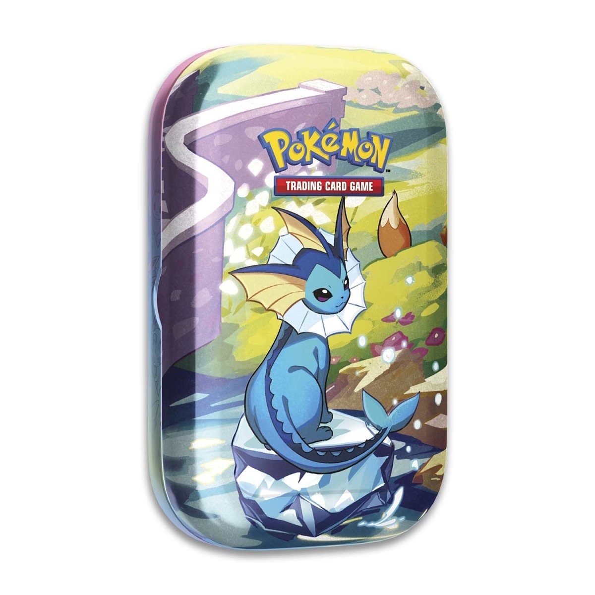 Pokemon Scarlet & Violet Prismatic Evolutions Mini Tin (Vaporeon)