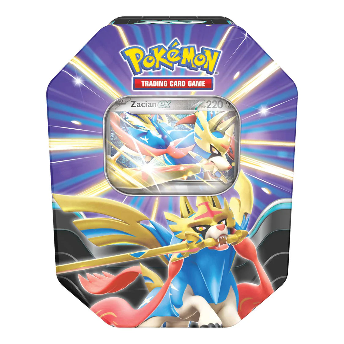 Pokemon Slashing Legends ex Tin (Zacian)