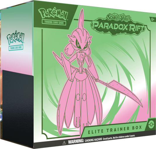 Pokemon Scarlet & Violet: Paradox Rift Elite Trainer Box Iron Valiant