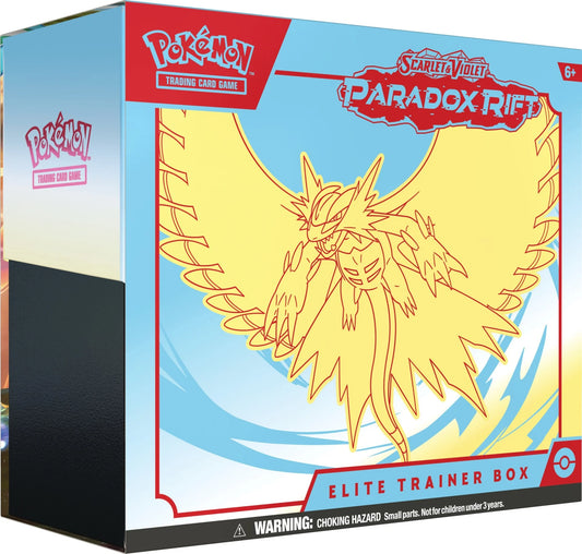 Pokemon Scarlet & Violet Paradox Rift Elite Trainer Box (Roaring Moon)